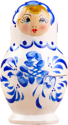 Матрешка сувенирная Sima-Land Гжель / 3371598