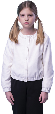 Кофта детская Калинка ДП-4891-Н23 (р.134-64-57, молочный)