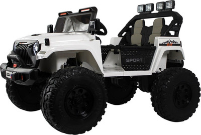 Детский автомобиль RiverToys Jeep / A222AA (белый)