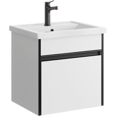 Тумба с умывальником Aqwella Urban URB0105W + Фостер 50