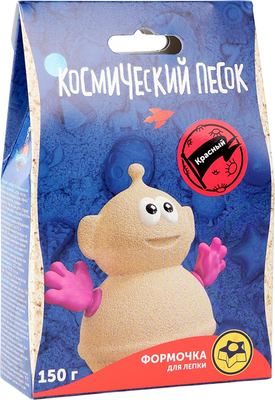 Набор для лепки Волшебный мир Космический песок / 10948786 (150г, красный)