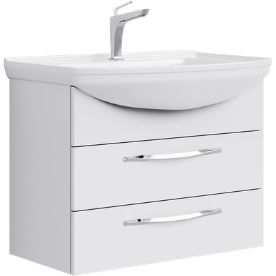 Тумба с умывальником Aqwella Аллегро Agr.01.07/2 + Стиль 75