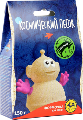 Набор для лепки Волшебный мир Космический песок / 10948784 (150г, зеленый)