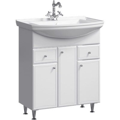 Тумба с умывальником Aqwella Барселона BA0108K + Стиль 85