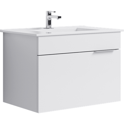 Тумба под умывальник Aqwella Бриг Br.01.07/1/W + Оскар 75 (33856)