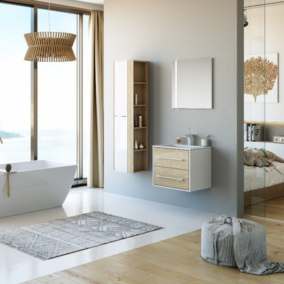 Тумба с умывальником Aqwella Майами Mai.01.06 + Malaga 60 / Mal.06.04.D