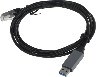 Кабель Buro BU-USB-A-LAN1000-2M (2м, черный)