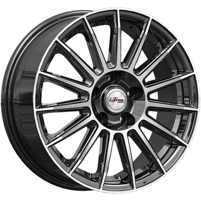 Литой диск iFree Азур 16x6.5" 5x110мм DIA 67.1мм ET 38мм Блэк джек