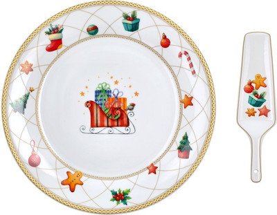 Блюдо для торта Tognana Madison Christmas / MC0PTD16183