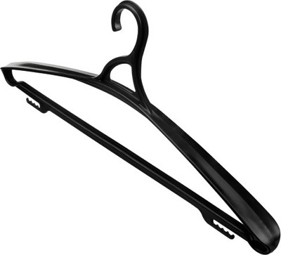 Пластиковая вешалка-плечики Бытпласт 43120221395 (черный)