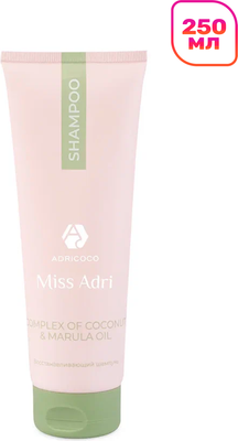Шампунь для волос Adricoco Miss Adri Complex Of Coconut & Marula Oil Восстанавливающий (250мл)