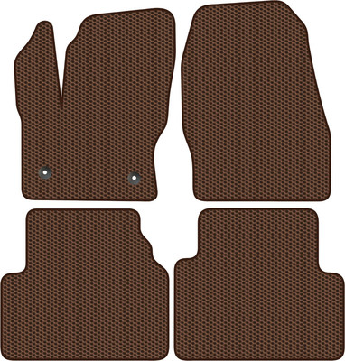 Комплект ковриков для авто Alicosta 0365_1-кор для Ford Kuga II SUV/CBS 2013-2017 (EVA соты, коричневый)