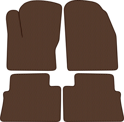 Комплект ковриков для авто Alicosta 0372_1-кор для Ford S-Max минивэн 2006-2015 (EVA соты, коричневый)