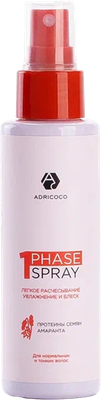 Спрей для волос Adricoco Для легкого расчесывания С протеинами семян амаранта (100мл)