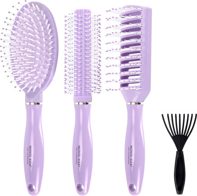 Набор расчесок Monte Vita С щеткой для чистки / 457436 (3шт )