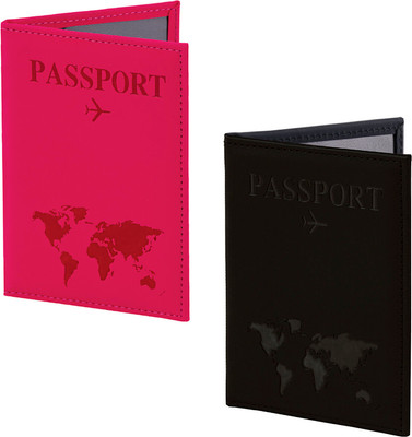 Обложка на паспорт Staff 238767 (2шт, черный/малиновый)