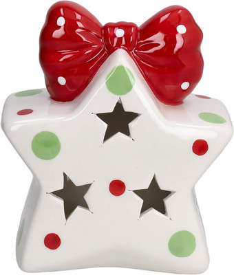 Световая фигурка Andrea Fontebasso Christmas Loopy Звезда с бантом / CM1LAS13067