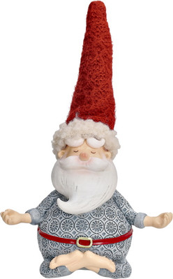 Статуэтка Andrea Fontebasso Christmas Babbo Yoga Санта в позе лотоса / CM9BB053046