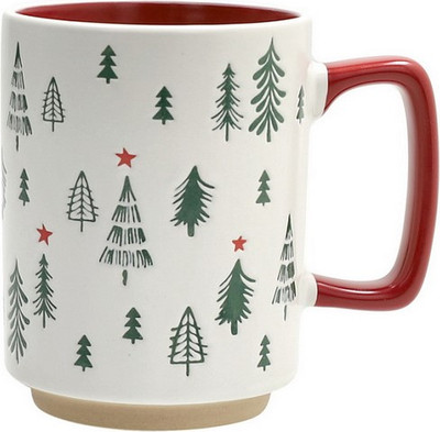 Кружка Tognana Natale Xmas Tree Елки со звездой / NT61440M294_3