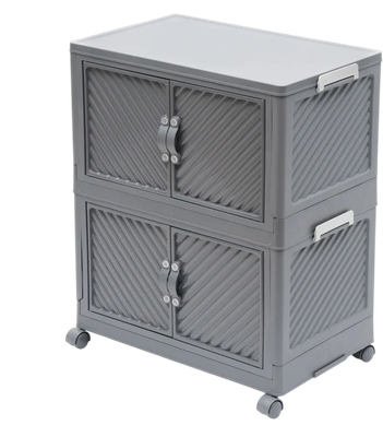 Комод пластиковый Runis 56х34х67см / 16-24 (графит)