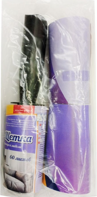 Ролик для чистки одежды Goodesta Люкс (60л, 2 запасных блока по 60 листов)