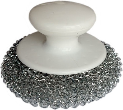 Губка для мытья посуды Goodesta Металл (с пластиковой ручкой)