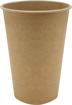 Набор бумажных стаканов Лекс Однослойный (50шт, 330мл, крафт)