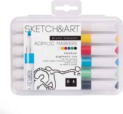 Набор маркеров Sketch & Art 22-0125 (6цв)