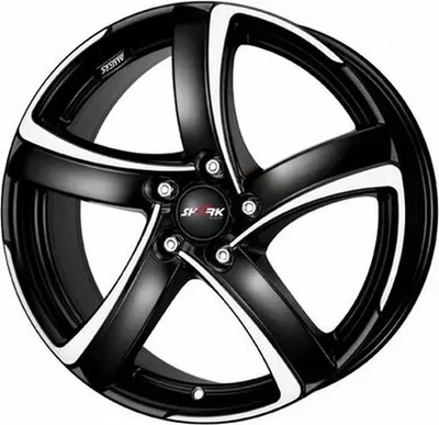 Литой диск Alutec Shark 17x7.5" 5x100мм DIA 63.3мм ET 35мм (Racing Black Frontpolished)