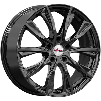 Литой диск iFree Кazaнтип 18x7.5" 5x100мм DIA 56.1мм ET 48мм BK