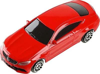 Масштабная модель автомобиля Наша игрушка Mercedes-Benz C63 S AMG Coupe 2019 / 344991S-RD (красный)