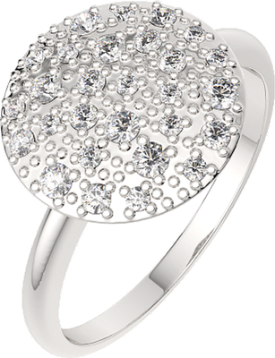 Кольцо из серебра ZORKA 0210191 (р.17.5, с фианитами)