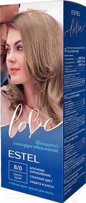 Крем-краска для волос Estel Love 8/0 (светло-русый)