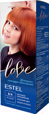 Крем-краска для волос Estel Love 8/4 (янтарный)
