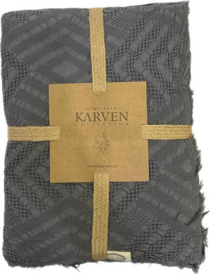 Плед Sarev Евро 220x240 / PL027 CARMEN v7/Antrasit