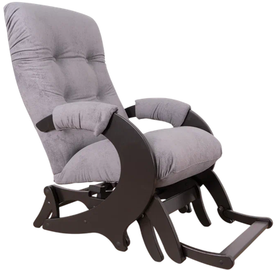 Кресло-маятник Glider Стронг (темно-серый/венге)