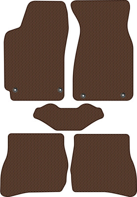 Комплект ковриков для авто Alicosta 1402_1-кор для Volkswagen Passat V 3B3/3B2/3B5/3B6 1996-2005 (EVA соты, коричневый)