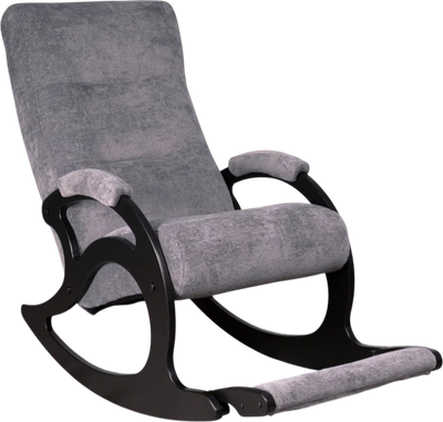 Кресло-качалка Glider Лаунж (темно-серый/венге)