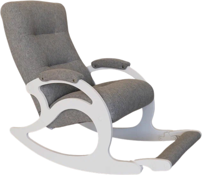 Кресло-качалка Glider Лаунж (светлый/серый/коричневый/молочный дуб)