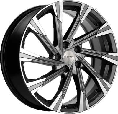 Литой диск Khomen KHW1901 Chery Tiggo 7 Pro 19x7.5" 5x108мм DIA 60.1мм ET 33мм (Gray FP)