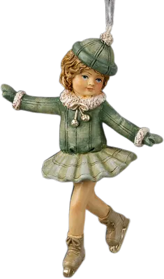 Елочная игрушка Erich Krause Decor. Девочка на катке / 62440