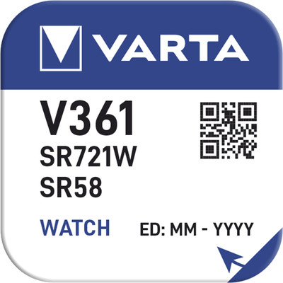 Батарейка Varta Watch 361 SR721W Silver 1.55V Bl.1 / 361 101 111