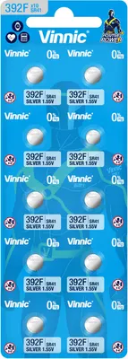 Комплект батареек Vinnic Watch 392F-C10 Silver 1.55V Bl.10 (10шт)
