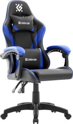 Кресло геймерское Defender Valezar / 64828 (черный/синий)