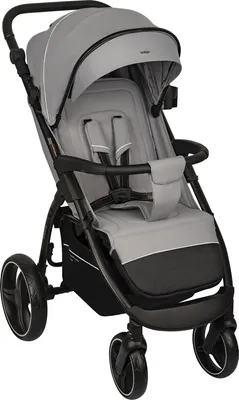 Детская прогулочная коляска INDIGO Epica Xl (светло-серый)