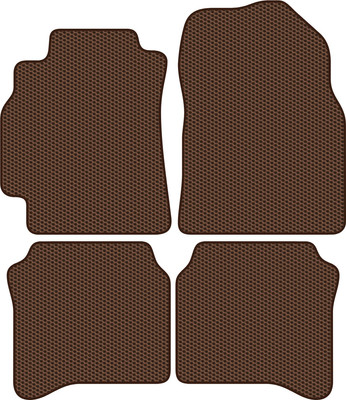 Комплект ковриков для авто Alicosta 0956_1-кор для Nissan Primera III универсал/хэтчбек 2002-2008 (EVA соты, коричневый)
