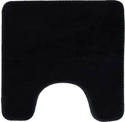 Коврик для туалета SWENSA Presto 45x45см / BSM-1411BLK-T (черный)