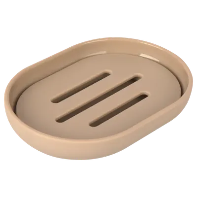 Мыльница SWENSA Swanny Moon 4 SWP-8024BG-04 (серо-бежевый)