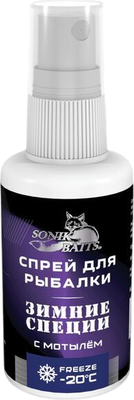 Ароматизатор рыболовный Sonik Baits Зимние специи с Мотылем / 2002027 (50мл)