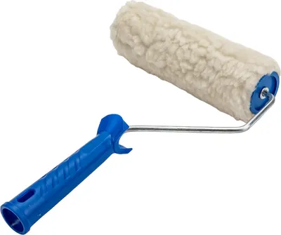 Валик малярный Korvus 200мм под ручку 6мм (натуральный мех)